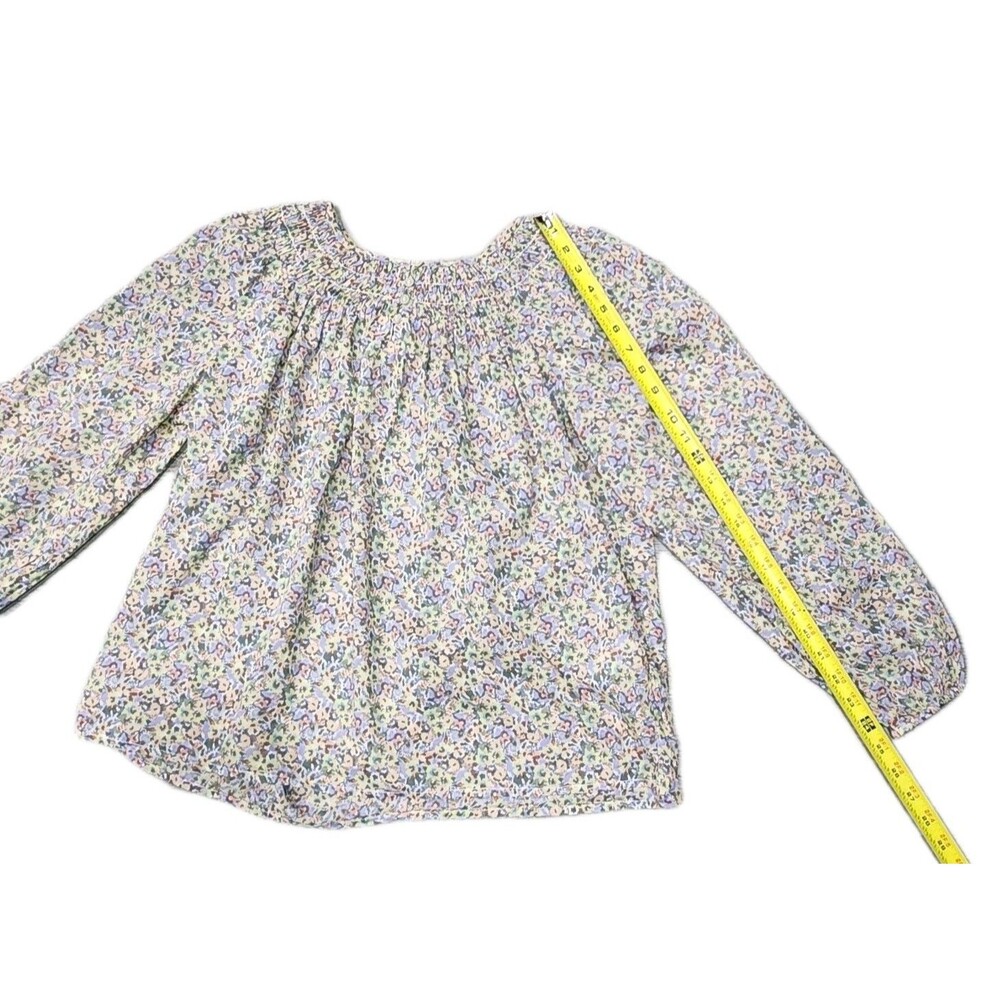 Lucky Brand Women's Smocked Long-Sleeve Blouse Medium - Picture 6 of 9